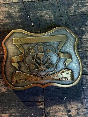 Union Pacific Railroad Limited Edition Brass Belt Buckle 759/800 Made In USA